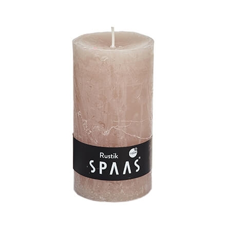 Stompkaars rustiek d7h13cm beige - afbeelding 1