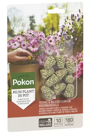 Terras & Balkon Planten Voedingskegels 10st
