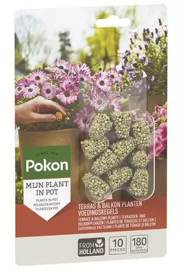 Terras & Balkon Planten Voedingskegels 10st