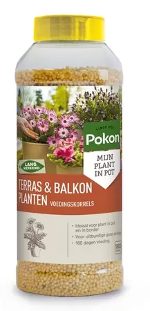 Terras & Balkon Planten Voedingskorrels 1800gr - afbeelding 1
