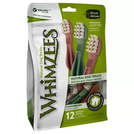 Whimzees Tandenborstel Stazak 12 stuks Dental Medium 12x11,4 cmss