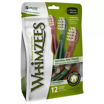Whimzees Tandenborstel Stazak 12 stuks Dental Medium 12x11,4 cmss