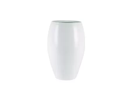 Vaas cresta d23h35cm wit - afbeelding 3