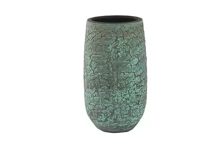 Vaas evi d17h30cm antique bronze - afbeelding 1