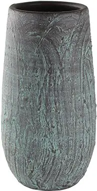 Vaas evi d19h37cm antique bronze - afbeelding 4