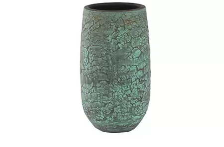 Vaas evi d19h37cm antique bronze - afbeelding 1