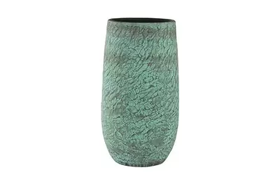 Vaas evi d27h50cm antiq bronze - afbeelding 4
