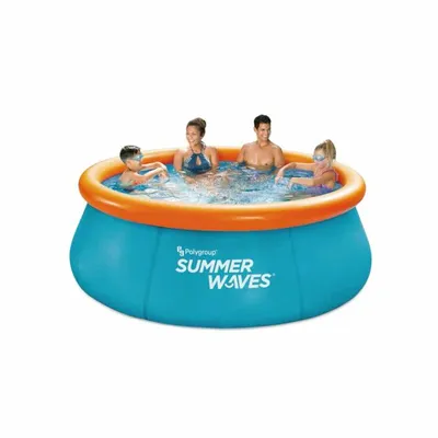 Zwembad 3d quick set d244h76cm - afbeelding 1