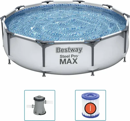 Zwembad steel pro max set d305cm - afbeelding 2